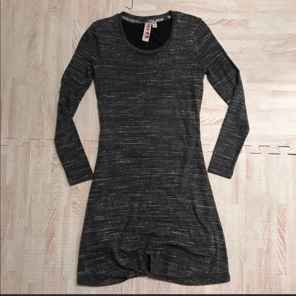 Dolan Gray Long Sleeve Dress with Slip